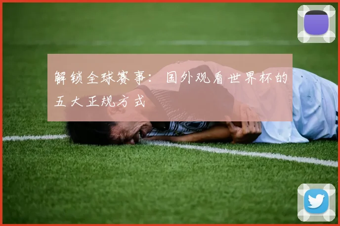 解锁全球赛事：国外观看世界杯的五大正规方式